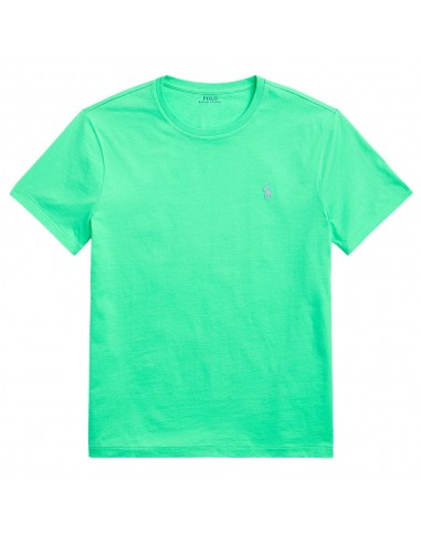 Polo Ralph Lauren Custom Slim Fit Jersey Crewneck T-Shirt Sunset Green