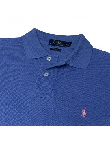 Polo Ralph Lauren Custom Slim Fit Mesh Polo French Blue